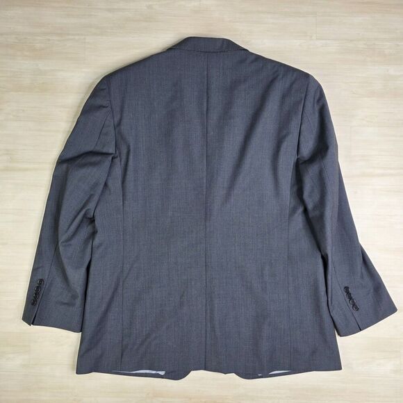 Brooks Brothers Explorer Madison Fit Gray Blazer Sport Coat Suit Jacket Size 46 - Picture 2 of 10